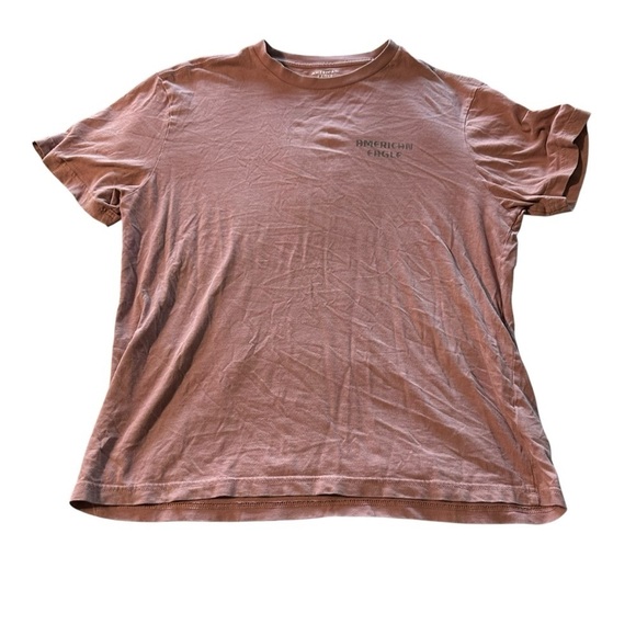 American Eagle Super Soft Standard Fit men's size medium pink t-shirt - Picture 2 of 4